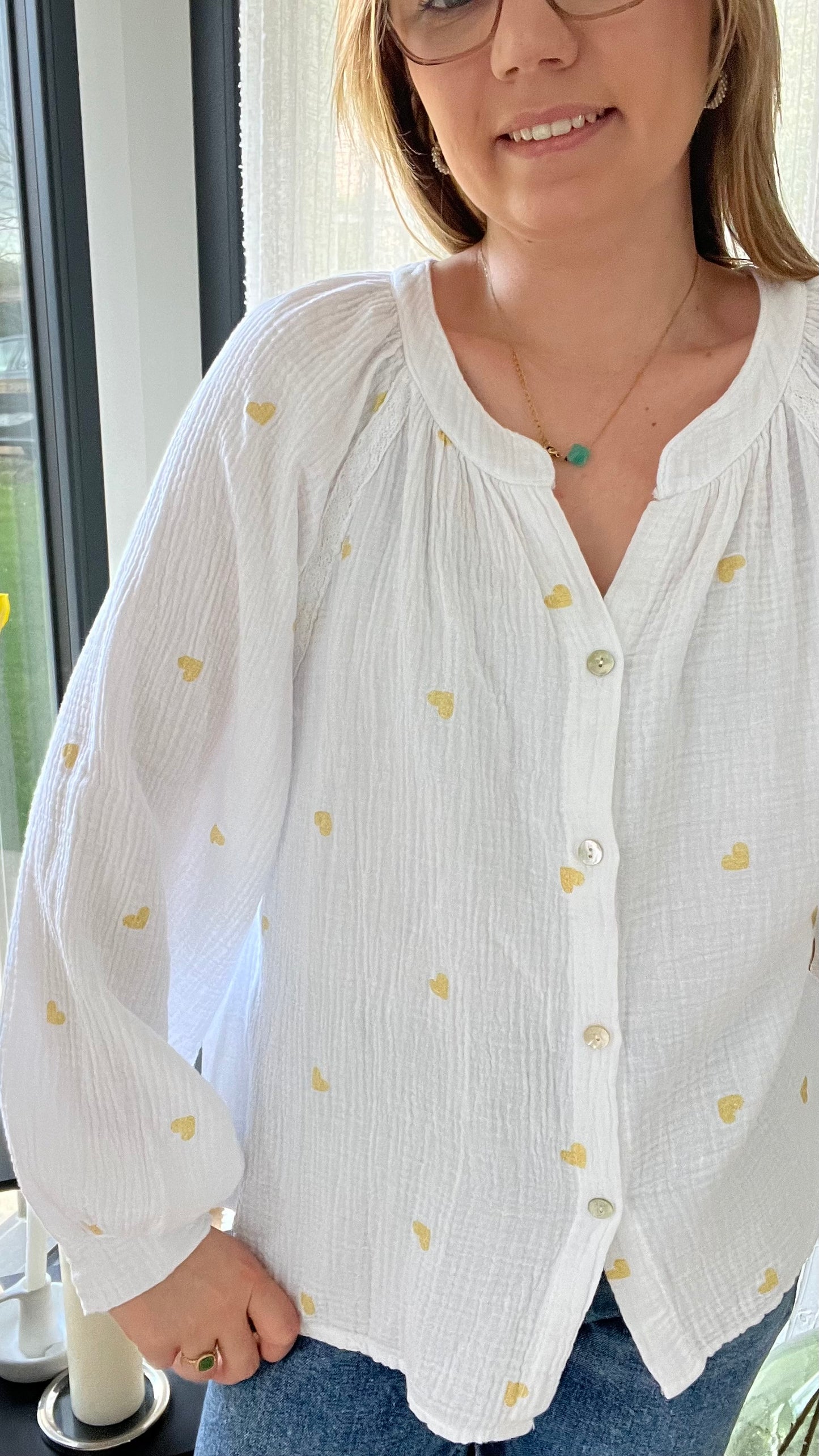 Blouse gaze de coton