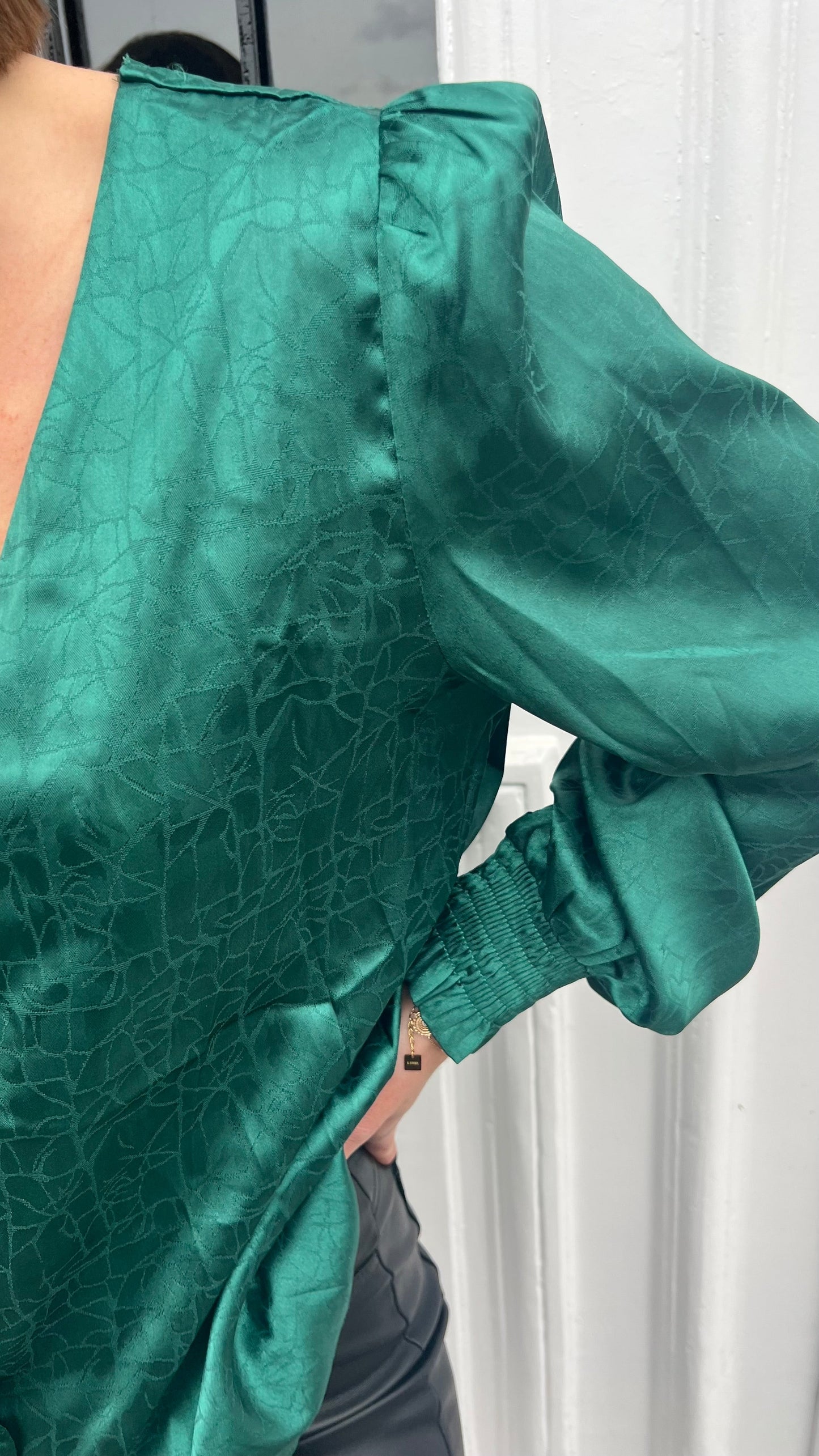 BLOUSE VERTE - Abby